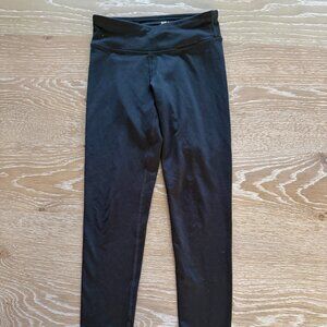 Girls DSG Black cold weather fleece lined long pants leggings size 8-9 outdoor